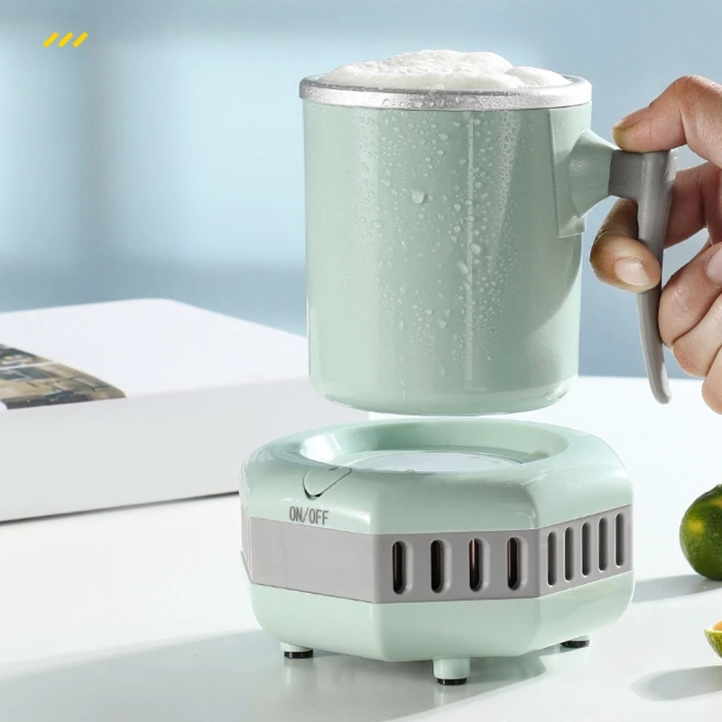 Smart Cooling Cup Desktop Cold Drink Machine Home Office Table Cooler Mug Holder Tumbler Cooling Beverage Drinks Can A6HB