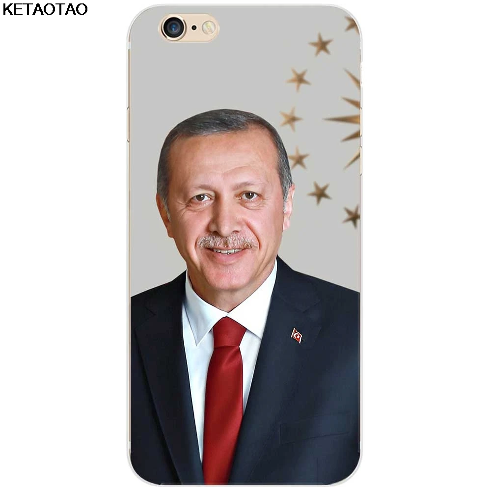 KETAOTAO President Turkey Recep Tayyip Erdogan тематический чехол для телефона s для iPhone XS XR 11 Pro Чехол кристально чистый мягкий TPU чехол s - Цвет: Золотой