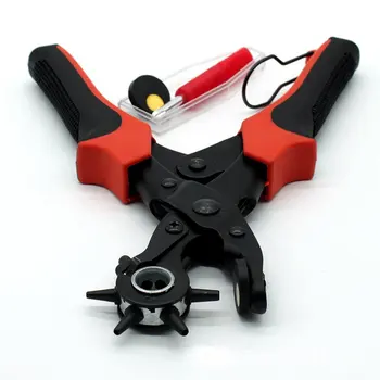 

Portable Belt Body Punch Clips Belt Strap Alloy Punching Pliers Belt Round Hole Puncher