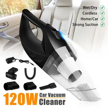 

120W Strong Power Car Vacuum Cleaner DC 12 Volt 120W Cyclonic Dry Auto Portable Vacuums Cleaner Dust Car Cleaner
