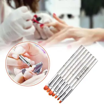 

Professional Manicure UV Gel Brush Pen Nylon Hair Transparent Painting Drawing Nail Phototherapy Nail Tools Art Brush Acryl