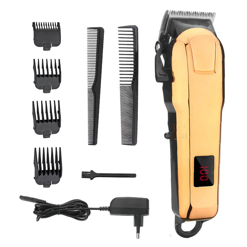 KIKI NEWGAIN перезаряжаемая машинка для стрижки волос профессиональная машинка для стрижки волос триммер для волос литиевая батарея NG-777/NG-888 с ЖК-дисплеем