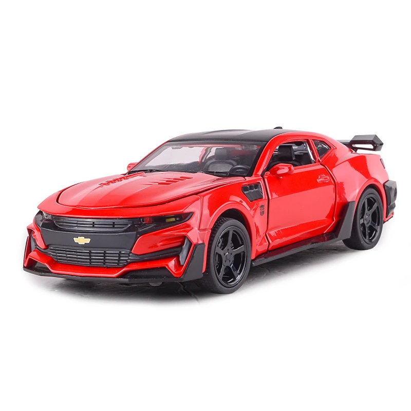 1:32 быстрая и яростная Dodge зарядное устройство дробилка для льда Chevrolet Camaro игрушечная машинка из сплава литье под давлением Горячие Weels детские игрушки Мальчик день рождения - Цвет: bee red no box