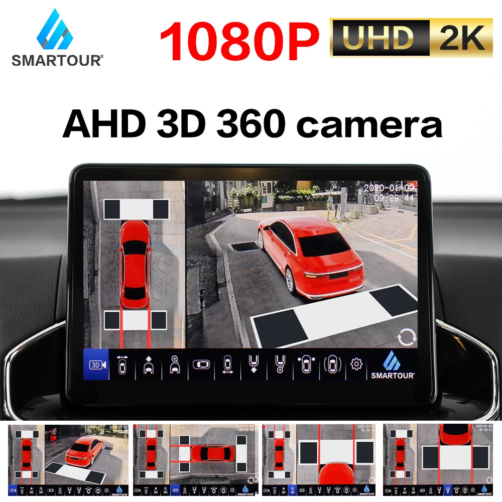 Автомобильная система объемного вида HD 3D 360 вид с птицы панорамы вождения