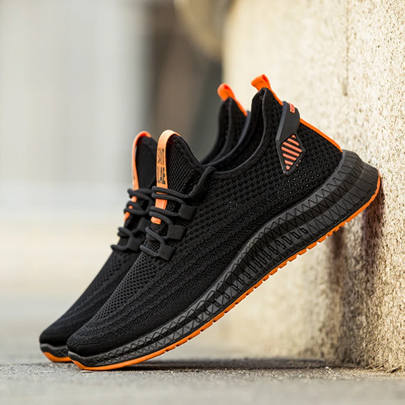 

2020 Mens Casual Shoes Men Lace-up Sneakers Breathable Light Spring/Autumn Leisue Walking Jogging Running Tenis Masculino Adulto
