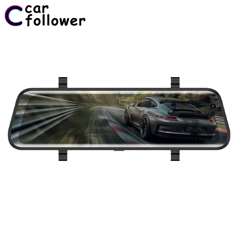 

Dash Cam 10 Inch Car DVR Front Rear Mirror Camera Video Recorder Camera For Car Recording Support G-sensor/SD/TF