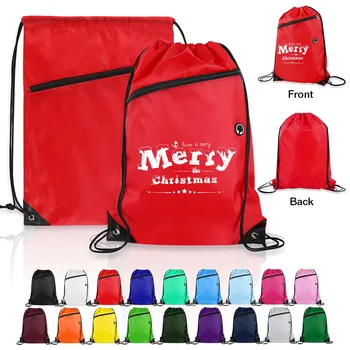 

123921 100pc draw string backpack Waterproof Drawstring Bag Shoes Underwear Travel Sport Bags Nylon Bags Organizer Clothes Packi