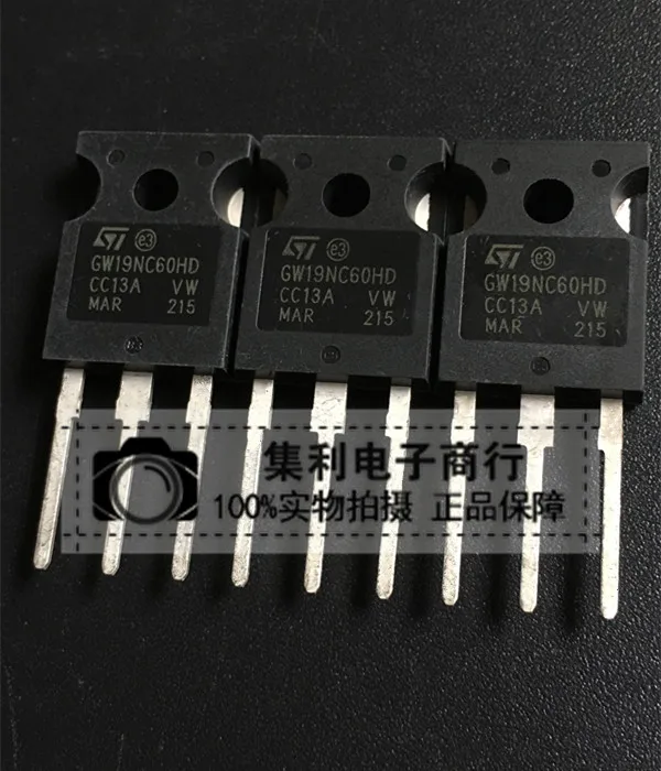 

10 шт./лот GW19NC60HD STGW19NC60HD TO-247 600V 21A