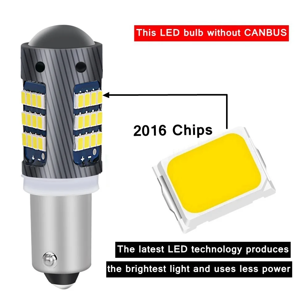 2  ڵ LED H21W 64136 BAY9S      ĸ Ȱ  ڵ ְ   ȭƮ 12V
