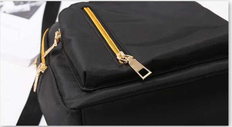 Женский рюкзак в консервативном стиле нейлоновый женский рюкзак высокого качества молодежный рюкзак сумка черный рюкзак