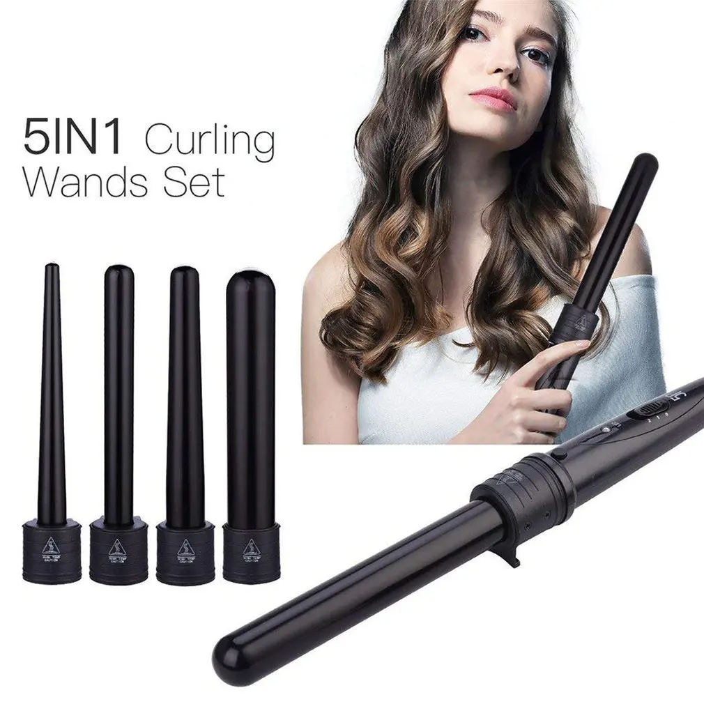 Щипцы для завивки волос Многофункциональные бигуди пять в одном керамические бигуди для волос