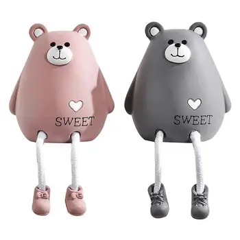 

1 Pair Adorable Resin Long Leg Sitting Doll Creative Home Doll Ornaments