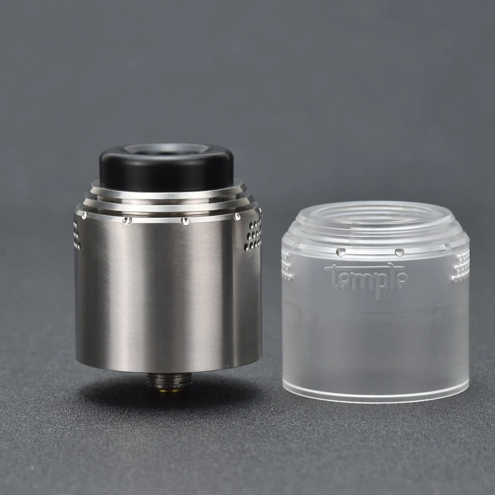 

TEMPLE 28MM RDA Rebuilding Electronic Cigarette Dripping Atomizer vs nightmare rda With Squonk BF PIN For vape BOX Mod