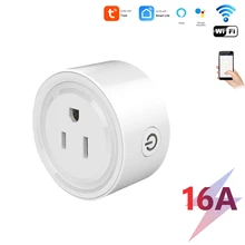 

US Plug Smart Plug Zigbee WiFi Socket Power Monitor Timing Function Tuya SmartLife APP Control Works With Alexa Google Assistant