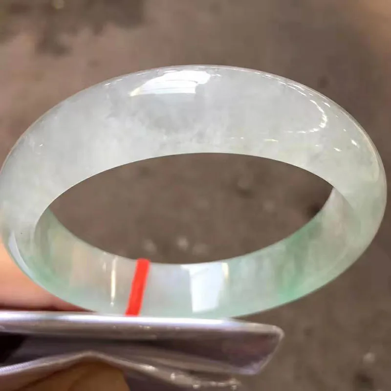 Myanmar Jadeite ice идеальный натуральный цвет браслет(включая сертификат