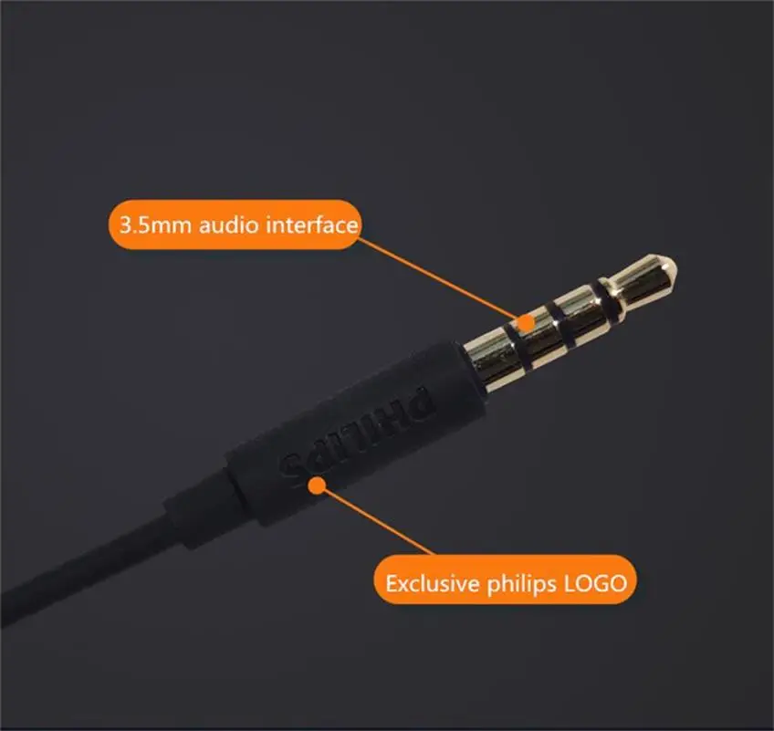 Оригинальные Наушники Philips PRO6105 HiRes с высоким разрешением HIFI наушники с шумоподавлением для samsung Xiaomi Android