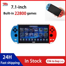 X40 handheld game console 7 Polegada ortable console de jogos de vídeo retro consolas apoio tf cartão consolas videojuegos