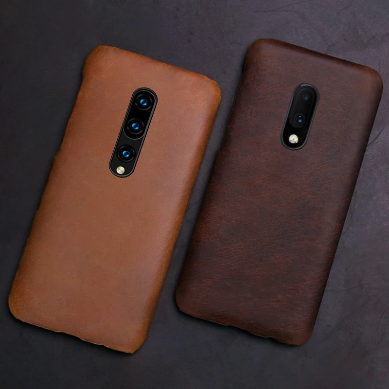 Чехол из натуральной кожи для телефона Oneplus 8 Pro 7 7T pro 6 6T чехол PRO 3 3T 5 5T задняя