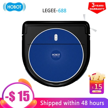 

Salange Hobot 688 robot washing machine + vacuum cleaner 2 in 1 Control from the smartphone Automatic wet floor cleaning.