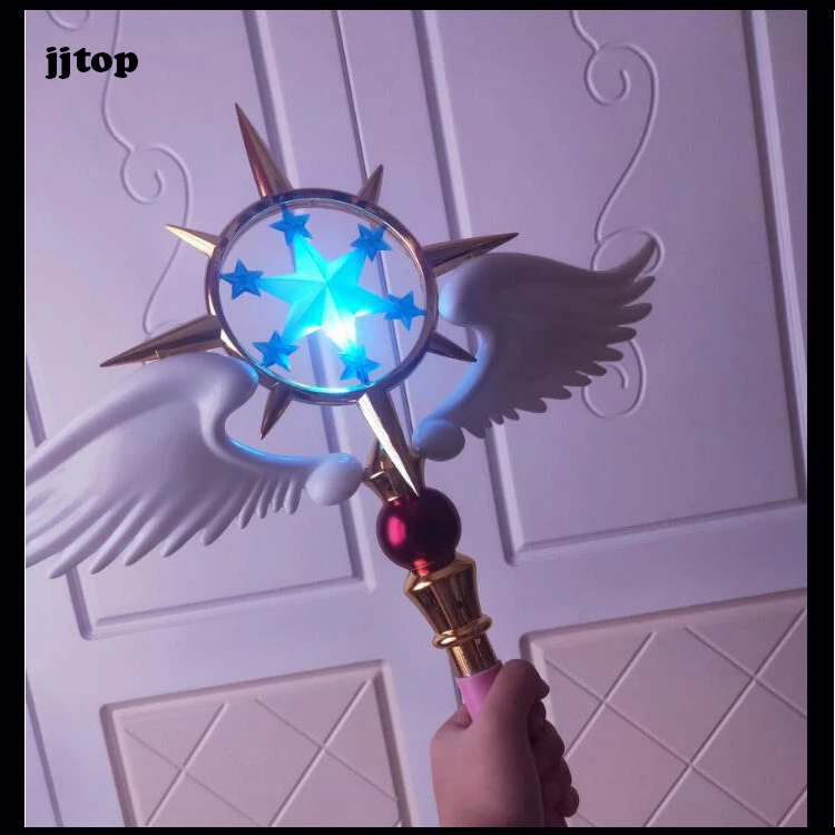 光さくらカードキャプター魔法の杖グローイングクリアカード木之本さくら魔法星の杖アニメコスプレ小道具武器ネックレス Aliexpress ノベルティ 特殊用途