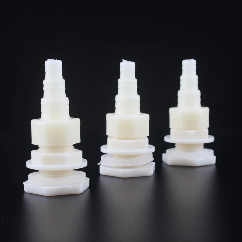 

5 sets 1/2'' Fish tank Joint Water Outlet Hose Adapter ABS Aquarium 20mm Water Tank Connector Bucket Joint Water Tower Fittings
