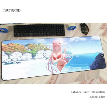 

darling in the franxx padmouse gaming mousepad game Professional mouse pad gamer computer desk Beautiful mat notbook mousemat pc