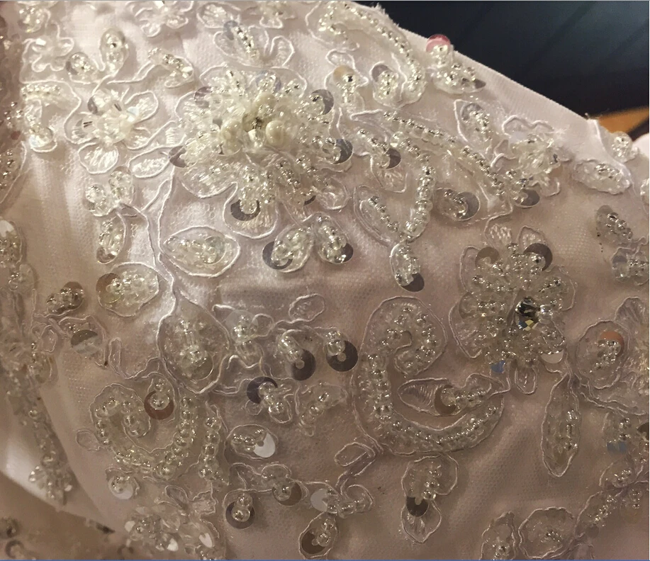 Модное милое ТРАПЕЦИЕВИДНОЕ кружевное платье с аппликацией из бисера, Vestido de festa, свадебное платье, платья для матери невесты