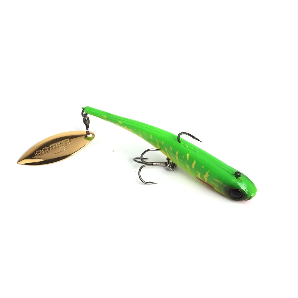 140 мм 22 г Biwaa Divinator Hybrid Swimbait рыболовные приманки мягкие приманки с ложкой на хвост тонет хорошее действие искусственная приманка