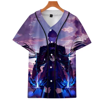 

Animation Fate/stay Night comfortable Style New Fashion Summer Short-sleeved New Hot Trend Casual Baseball Short