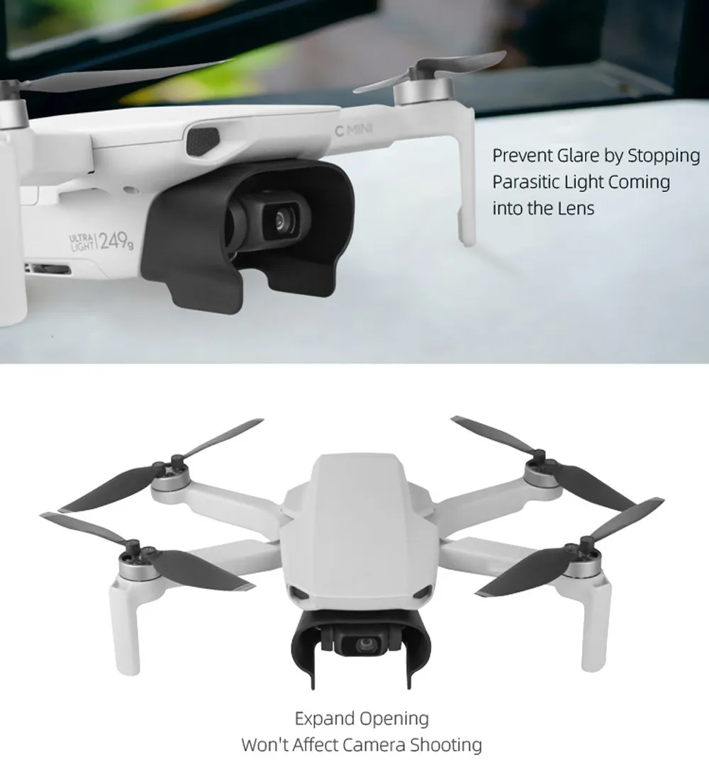 Для DJI MAVIC Mini бленда для объектива Защитная крышка Антибликовая Солнцезащитная бленда аксессуары для предотвращения бликов
