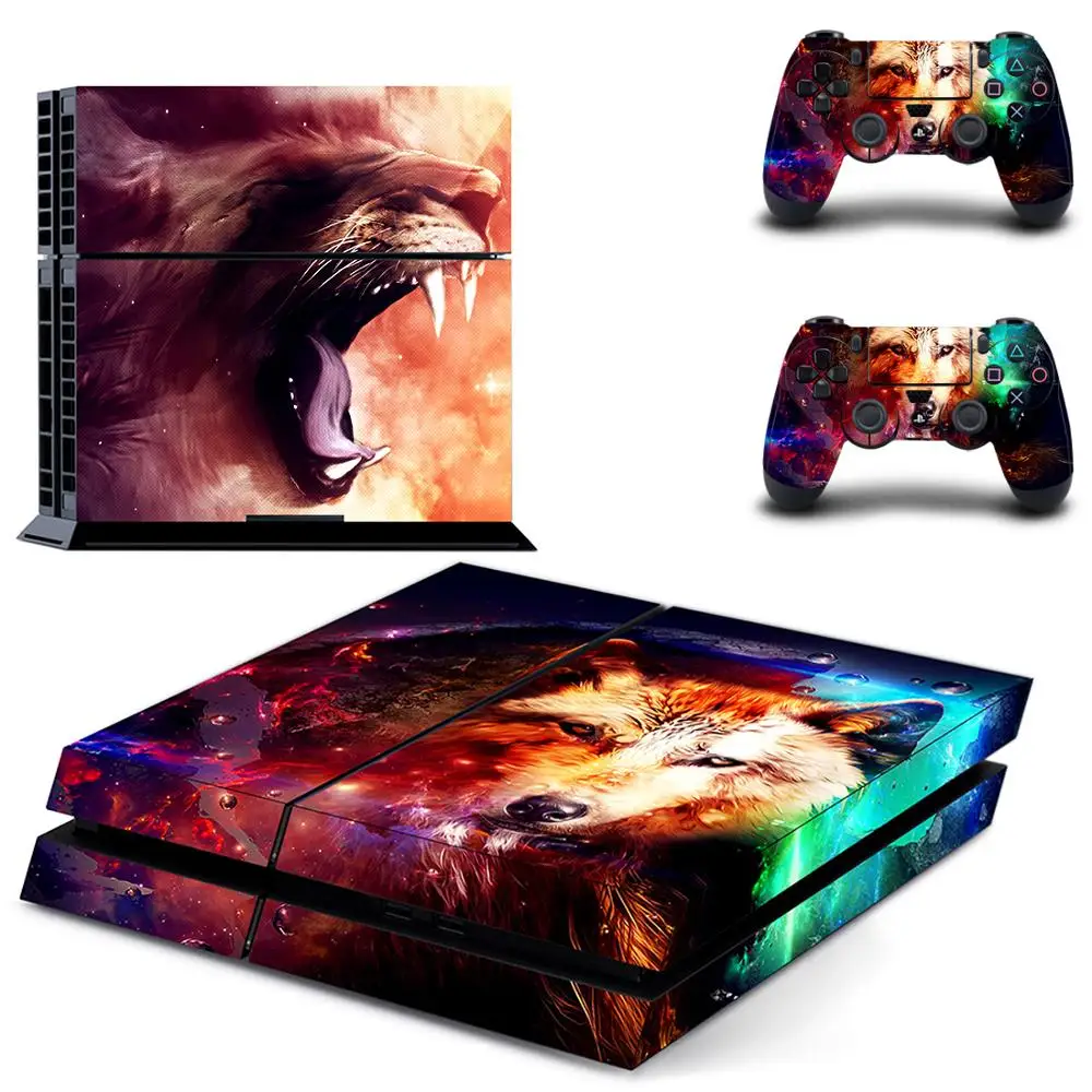 QPTM0297 Серебряная Кнопка Стиль PS4 наклейка s Play station 4 кожа Наклейка Обложка для playstation 4 PS4 консоль и контроллер Скины Виниловые - Цвет: QPTM0297