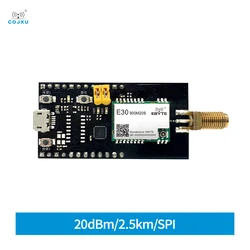 Carte de Test USB vers TTL pour E30 900M20S modules, kit de développement et d'évaluation, contrôle TXEN avec antenne en caoutchouc, facile à utiliser E30 900MBL 01 