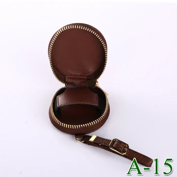 

A15 Luxury Brand Ｍ Letter pattern Universal Earphone Headset Leather Case For Apple Airpods 1 2 3 Protective Headphone Box Bag