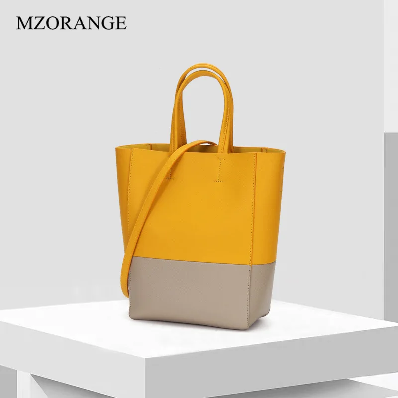 MZORANGE женские сумки-тоут из натуральной кожи в стиле пэчворк, женские дизайнерские сумки, повседневные сумки через плечо, роскошные сумки