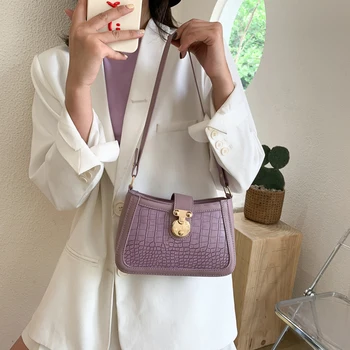 

Women Pure Color Casual Hobo Shoulder Bags Leather Crossbody Messenger Handbags Youth Ladies Small Totes Bag