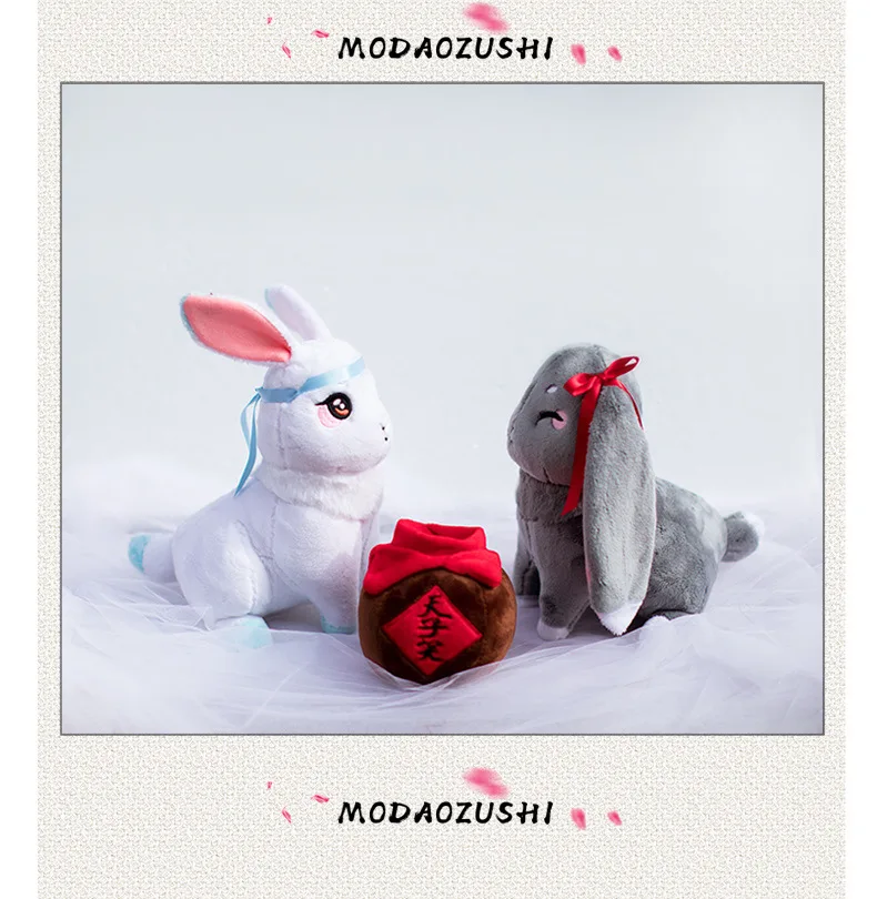Mo Dao Zu Shi плюшевая кукла Wei Wuxian LanWangji милый мультфильм кролик игрушки для косплея подарки аниме вокруг