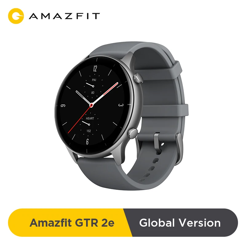 Global Version Amazfit GTR 2e Smartwatch 2.5 D Glass 90 Sports Modes Alexa Built-in 5 ATM Smart Watch for Andrioid IOS 