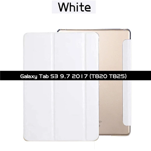 SM-T820 SM-T825 Умный чехол для samsung Galaxy Tab S3 9,7 SM-T820 T825, умный чехол с функцией автоматического пробуждения и сна, тонкий светильник, откидной Чехол-книжка, чехол-подставка - Цвет: SM-T820 SM-T825