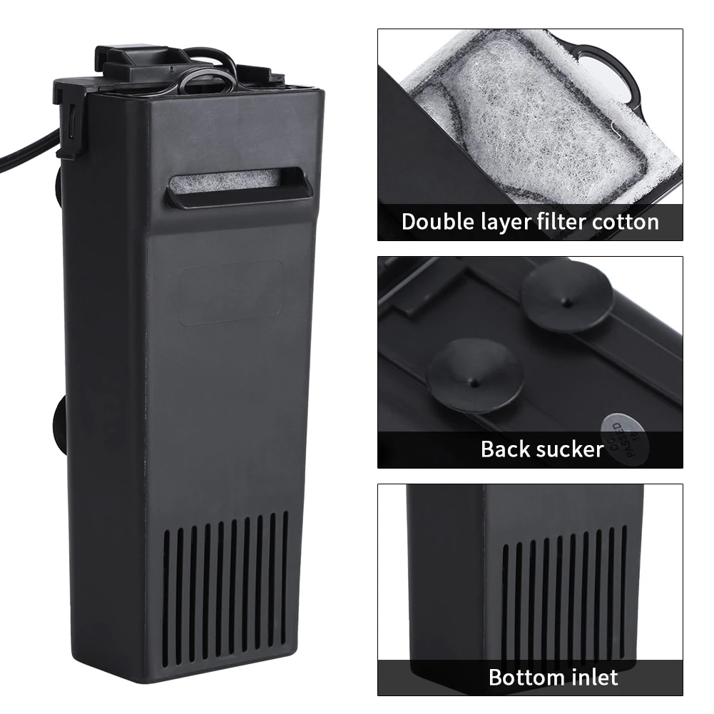 

Aquarium Internal Filter Low Water Level Circulatory Canister Filter Aquarium Filters For Fish Turtle Tank Dropshipping New