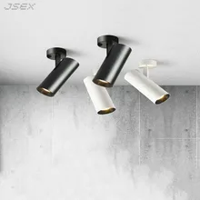 Монтируемый на поверхности светодиодный потолочный светильник складной вращающийся на 360 ° COB светодиодный точечные потолочные светильники 10W15W20W светодиодный светильник фоновое настенное освещение