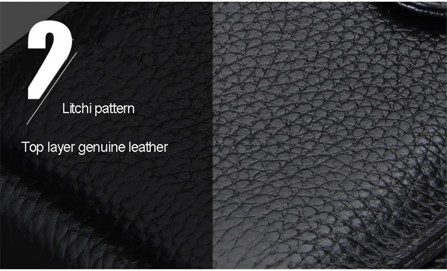 DNAJUE Card Holder Unisex Genuine Leather Card Wallet Large Capacity Cowhide Business Card Holder Credit Card Purse Women&men