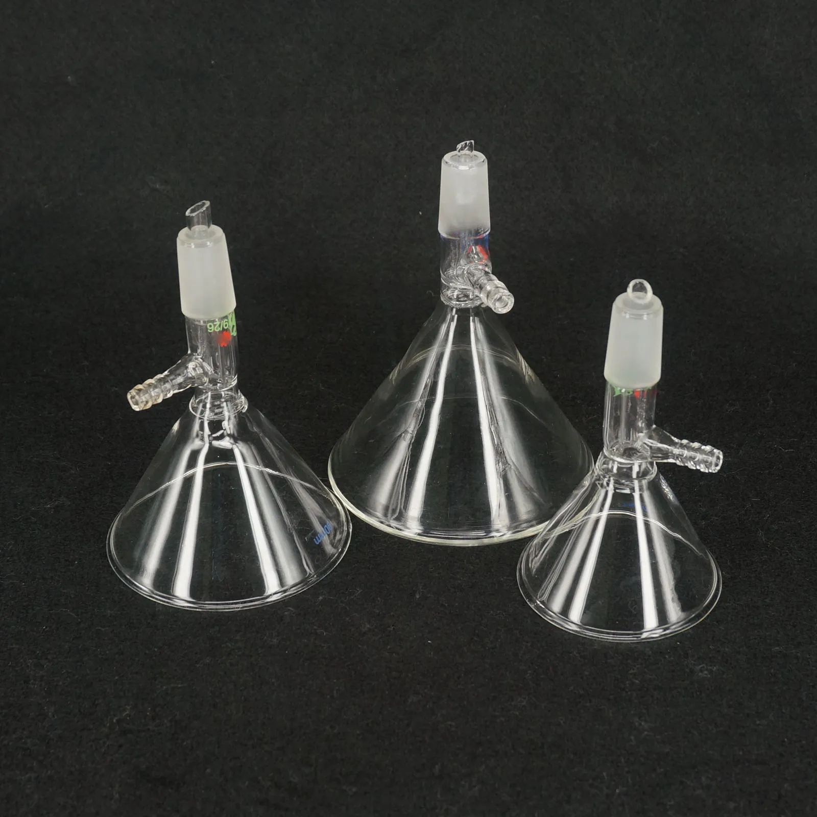 

60/75/80/90/100mm Funnel O/D 19/26 24/29 Joint Lab Glass Conical Filtering