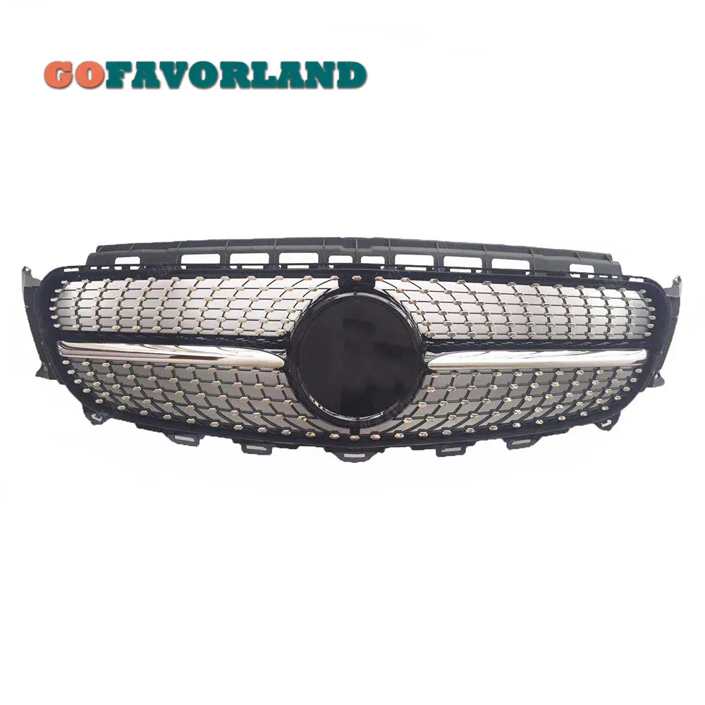 

Front Diamond Style Bumper Grill Black Diamond New For Mercedes-Benz E-CLASS W213 2016-