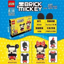 Kennie DIY строительные блоки miki miny мышь фигурка Brickheadz совместима с 41624 41625
