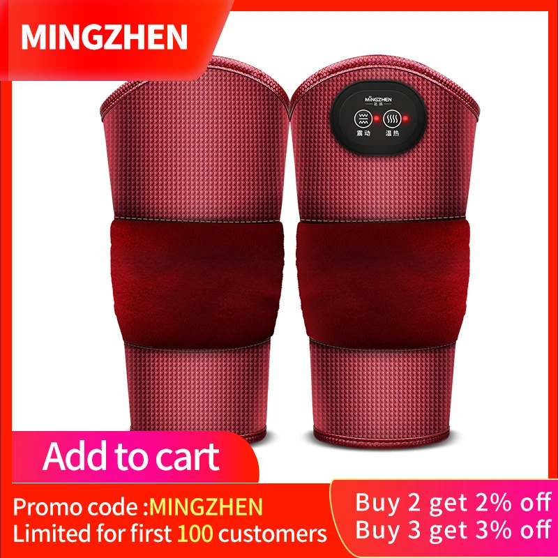 

MINGZHEN Electric Heating Back Knee Massage Infrared Physiotherapy Leg Arm Waist Pain Relief Vibration Muscle Stimulator Warm