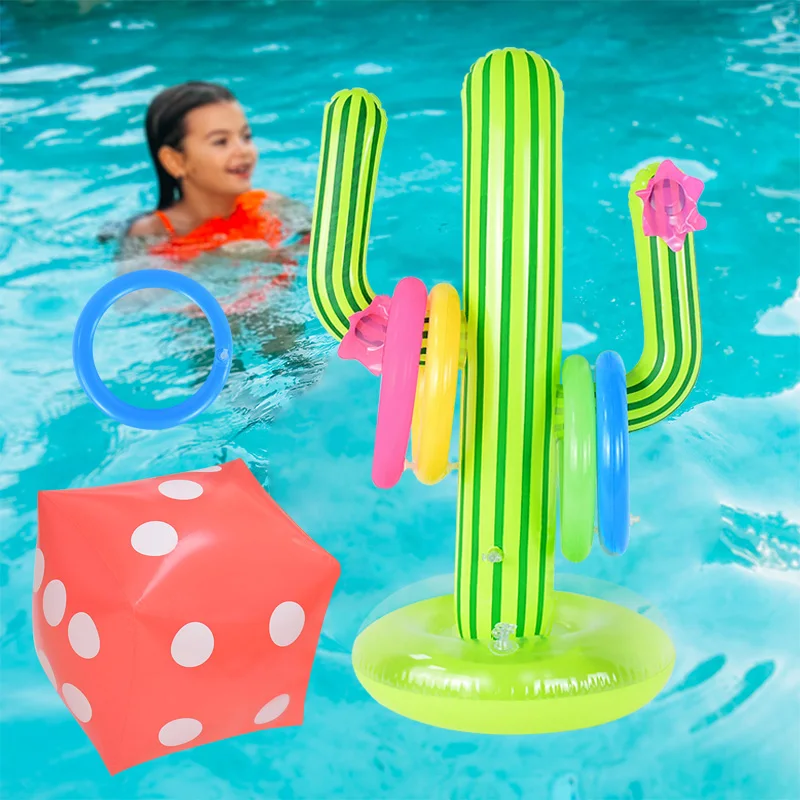 Kaktus Schwimmen Pool Werfen Spiele Mit Ringe Kaktus Würfel Aufblasbare  Ballon Pool Party Spielzeug Für Hawaii Hochzeit Familie Im Freien  Spiel|Party-DIY-Dekorationen| - AliExpress