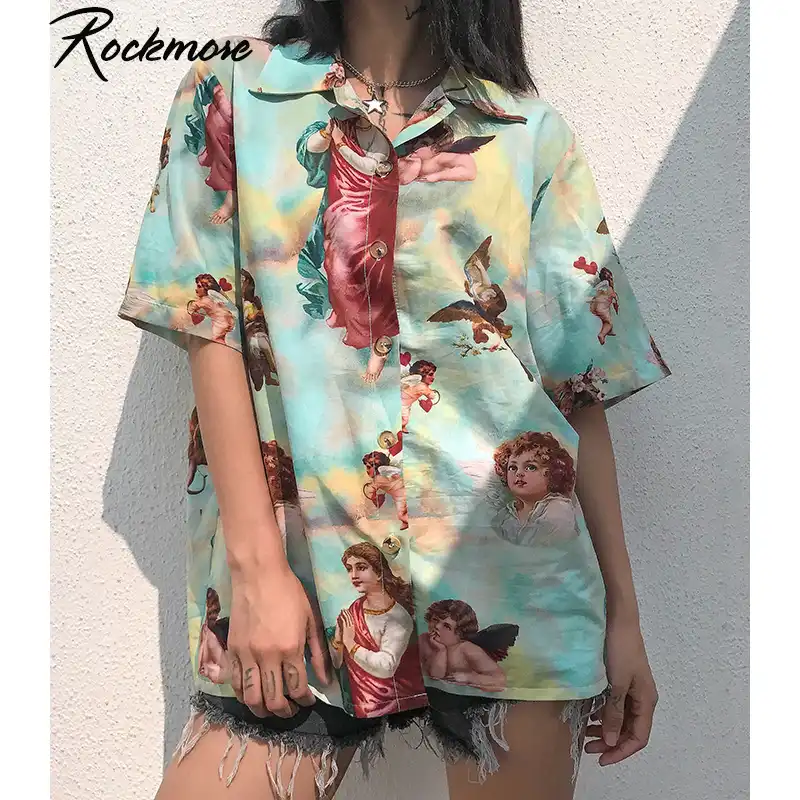 camisas femininas estampadas