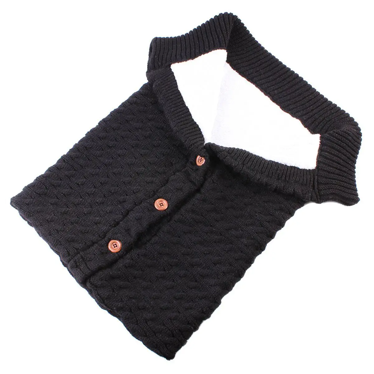 Новорожденных вязаное крючком для детей пеленать для завёртывания для пеленания одеяло теплый спальный мешок
