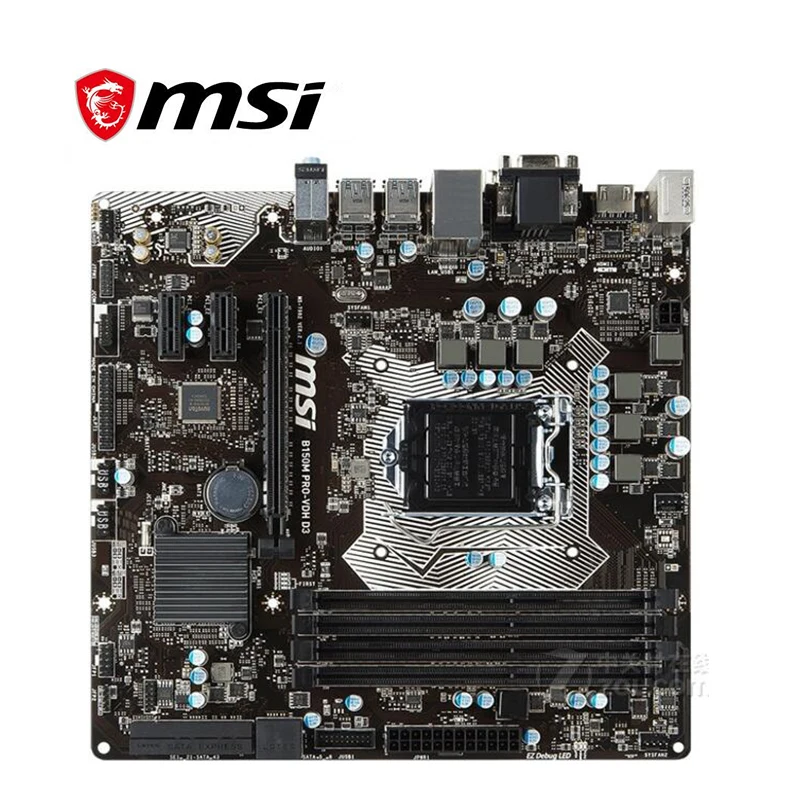Материнская плата для MSI B150M PRO-VDH D3 LGA 1151 DDR3 Intel B150 десктопная материнская SATA III USB3.0