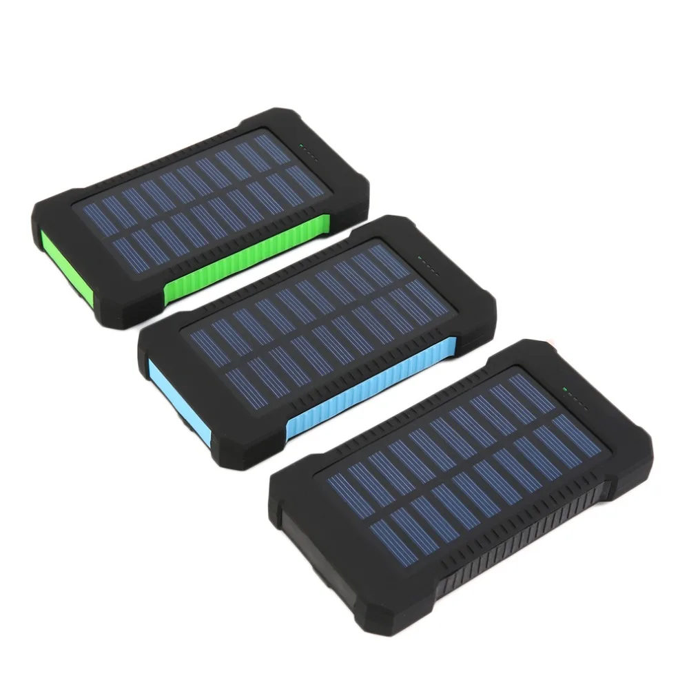 300000 мАч двойной USB портативный Солнечный аккумулятор зарядное устройство солнечной энергии большой емкости экологически чистый